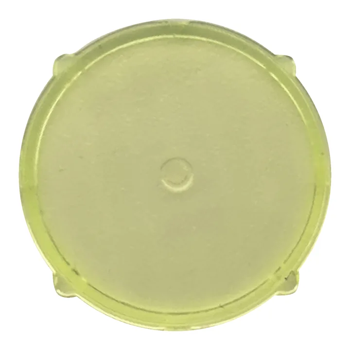 Tasto centrale iPod Classic 6G / 7G — Giallo trasparente · plastica