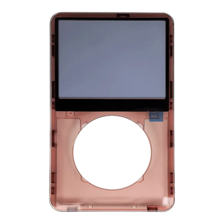 Frontale iPod Video 5G / 5.5G — Rosso bruciato trasparente
