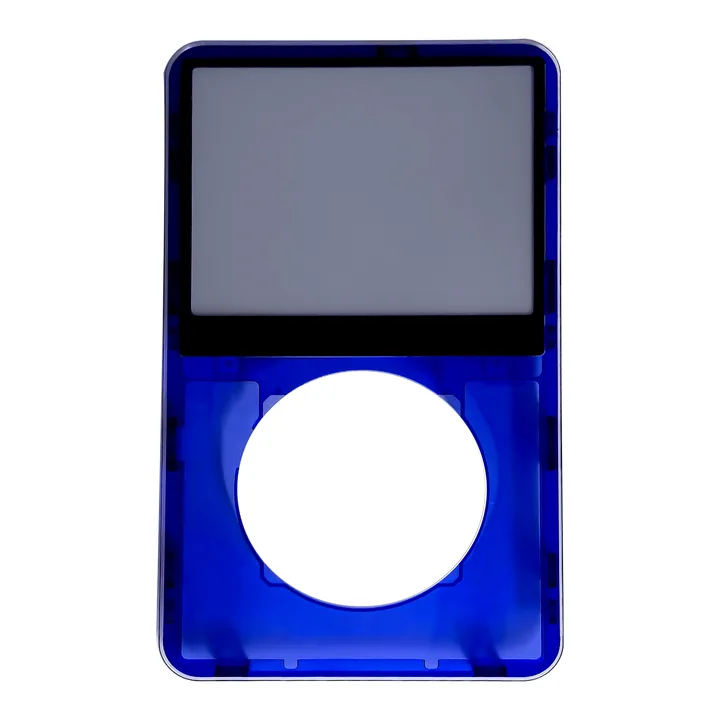 Frontale iPod Video 5G / 5.5G — Blu trasparente