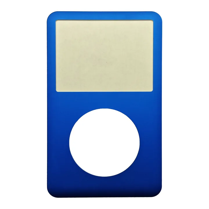 Frontale iPod Classic 6G / 7G — Blu · metallo