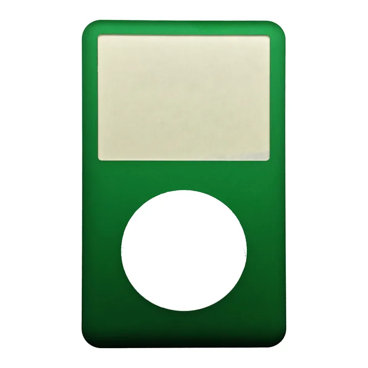 Frontale iPod Classic 6G / 7G — Verde giungla · metallo