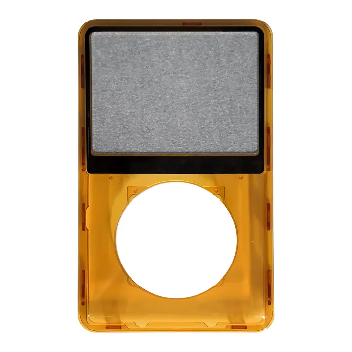 Frontale iPod Classic 6G / 7G — Arancione trasparente · plastica