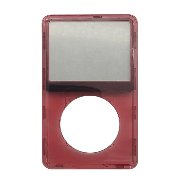 Frontale iPod Classic 6G / 7G — Rosso trasparente · plastica