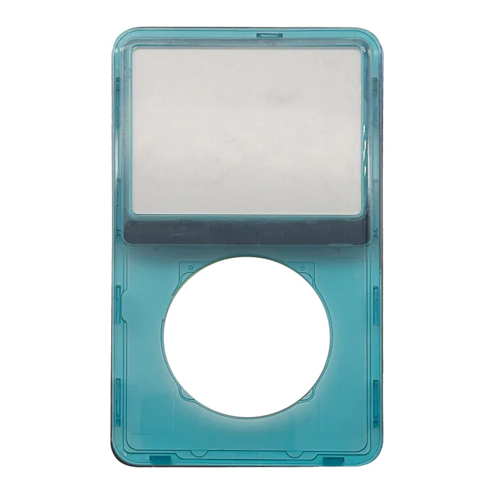 Frontale iPod Classic 6G / 7G — Verde acqua trasparente · plastica