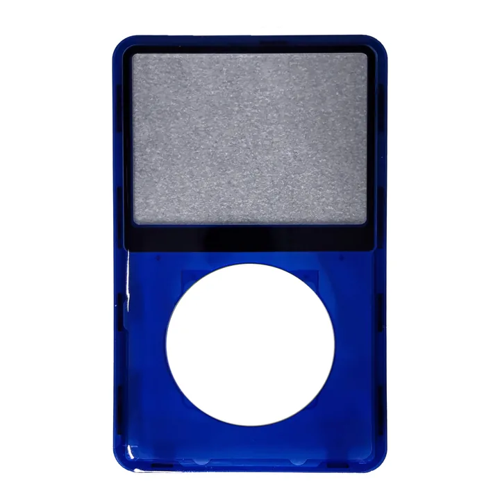 Frontale iPod Classic 6G / 7G — Blu trasparente · plastica