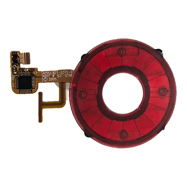 Clickwheel iPod Video 5G / 5.5G — Rosso trasparente