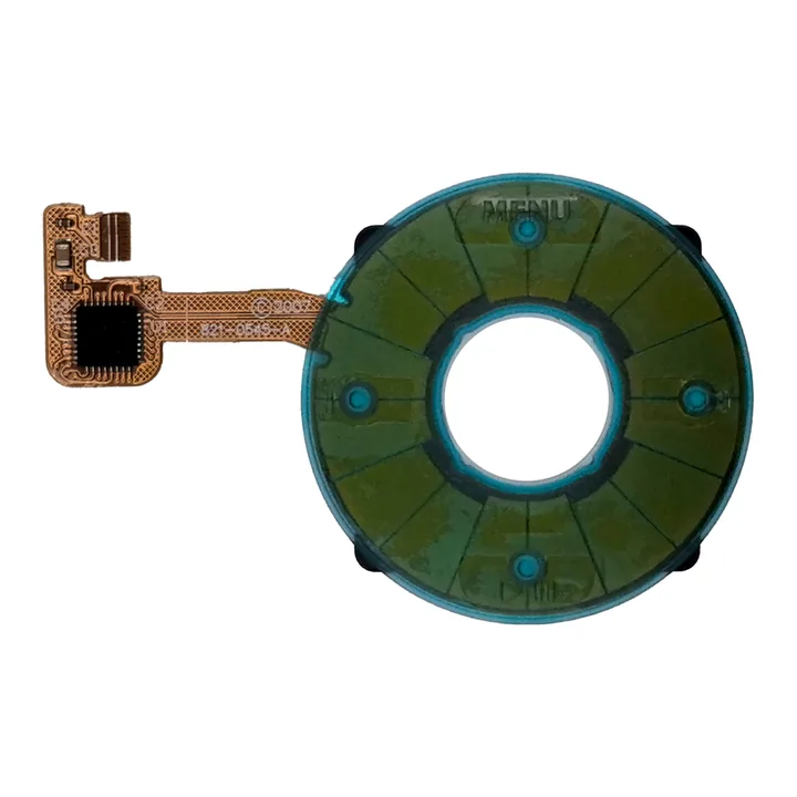 Clickwheel iPod Classic 6G / 7G — Verde acqua trasparente